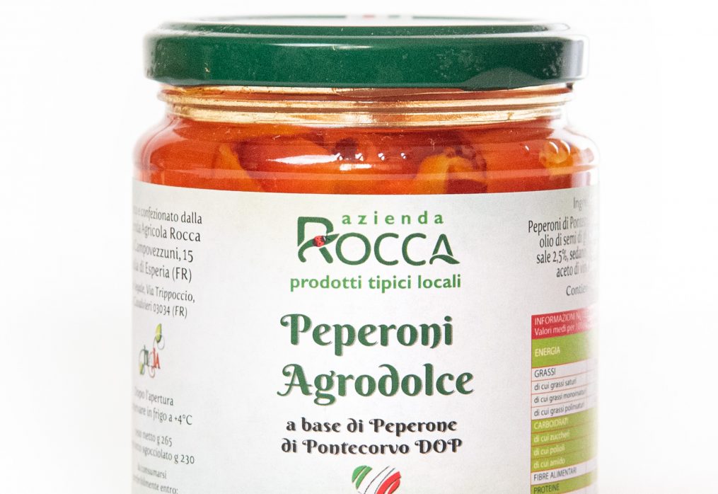 Peperoni di Pontecorvo DOP in agrodolce da 280g