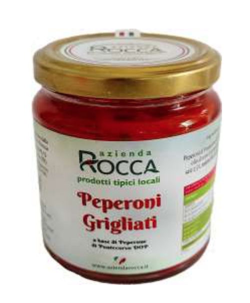 Peperoni grigliati bio 288gr – Az.Agr. Rocca